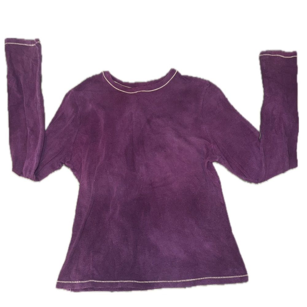 SKIMS Purple Long Sleeve Tee